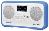 afbeelding van de Sangean DPR77 blauw tafelradio
