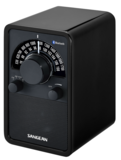 afbeelding van de Sangean WR15BT glossy black tafelradio