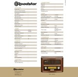 Roadstar HRA-1500/N nostalgische radio