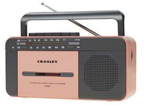 Crosley CT102 roze radio met cassette Crosley CT102 roze radio met cassette