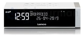 Lenco CR-630 wit DAB+ wekkerradio Lenco CR-630 wit DAB+ wekkerradio