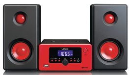 Lenco MC-020 rood tafelradio Lenco MC-020 rood tafelradio